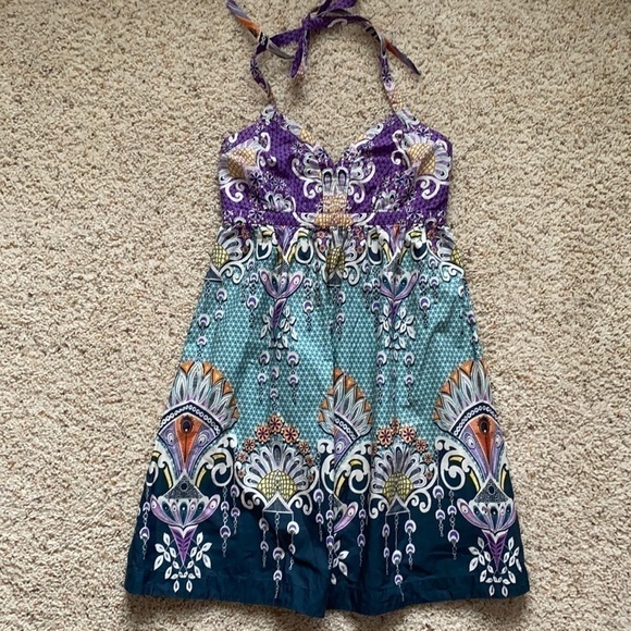 Express Dresses & Skirts - Express a halter Babydoll Dress 6